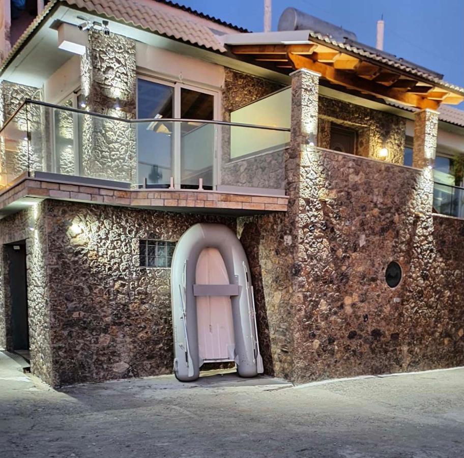 Black Rocks Family, Luxury Seafront Beach Maisonette Agios Gordios  Exterior foto