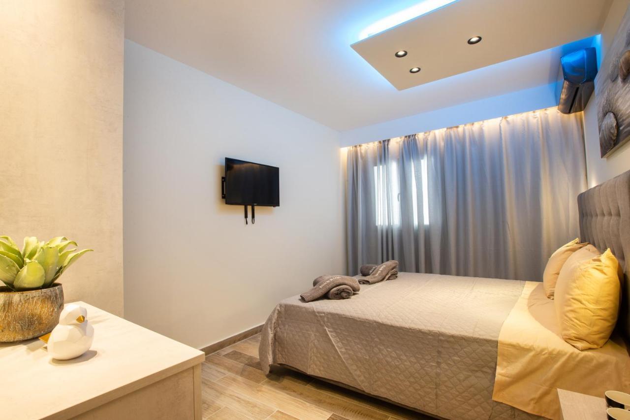 Black Rocks Family, Luxury Seafront Beach Maisonette Agios Gordios  Exterior foto
